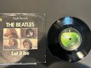 Rare 1970 1st UK Pressing Apple The BEATLES LET IT BE Solid Car & Picture Sleeve
