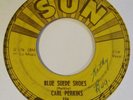 (45) (Hear) Carl Perkins – Blue Suede Shoes / Honey, Don't  - Rockabilly (1956)