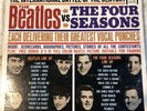 The Beatles VS The Four Seasons Vintage 1964 Record 2 LP Tested VG G Vinyl/Cover