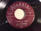 VELVETONES-ALADDIN 3391-I FOUND MY LOVE/MELODY OF LOVE-CALIF DOO-WOP 45 1957 R&B