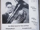 HARVEY PHILLIPS Alec Wilder Sonata for TUBA and Piano LP Mozart Bach Handel