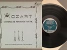 K528 Mozart Complete Masonic Music Maag 2LP Turnabout TV 34213-14 Stereo