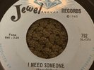 Wallace Brothers -I Need Someone- Sweet Soul 45 on Jewel 792 VG+