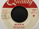 The Guess Who 60s Garage 45 on Quality   Believe Me   Hear
