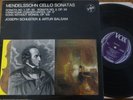 JOSEPH SCHUSTER - ARTUR BALSAM / MENDELSSOHN cello sonatas / VOX STGBY 605
