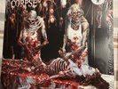 Cannibal Corpse Butchered At Birth Vinyl Lp, Clear With Black Smoke.