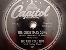 King Cole Trio (Nat Cole)'s original 1946 The Christmas Song 78 rpm record