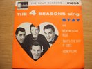 Rare EP    The Four Seasons Sing    1963  Stateside  SE 1011   EX/EX  Great
