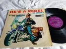THE CRYSTALS UK LONDON LP HE'S A REBEL 1963 1st ISSUE VG+/EX