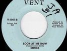 NORTHERN SOUL - ETHICS - LOOK AT ME NOW / THINK ABOUT TOMORROW - VENT -