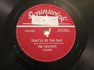 ROCKABILLY BUDDY HOLLY CRICKETS That'll Be The Day BRUNSWICK 55009