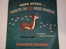 Rudolph The Red-nosed Reindeer Gene Autry 78 Rpm Record Christmas