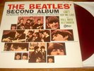 The Beatles SECOND ALBUM  Japanese RED colored vinyl LP Odeon pressing