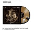 Arch Enemy ‎Deceivers Ltd Gold & Black Vinyl 800 copies Sealed MINT