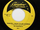 HEARTBEATS Doo Wop 45rpm Darling I Want To Get Married bw One Million Years HEAR