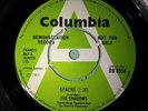THE SHADOWS APACHE UK DEMO DB 8958 RARE VINYL 7