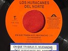 Los Huracanes Del Norte - En Que Trabaja El / Sangre - RARE MEXICAN JUKEBOX 45