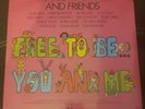 Marlo Thomas And Friends FREE TO BE YOU AND ME, 1972 LP NEW Sealed. w/ BOOK
