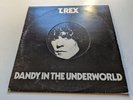 T. REX DANDY IN THE UNDERWORLD 1977 LP / CLASSIC ROCK GLAM MARC BOLAN / VINYL EX