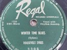 Roosevelt Sykes 78 rpm REGAL 3306 WINTER TIME BLUES / MAILBOX BLUES Blues 1950