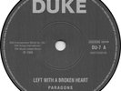 The Paragons - Left With A Broken Heart / Got To Get Away / 7