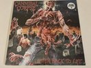 Eaten Back To Life by Cannibal Corpse Clear With Red Bloodshot (Record, 2021)