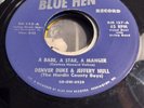 DENVER DUKE a babe a star a manger BLUE HEN 127 hillbilly christmas 45 glossy NM