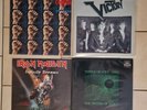 Maxis 12' Vinyl - Alice Cooper - Victory - Sisters of Mercy - Iron Maiden - LP