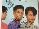 COA AUTOGRAPH RYUICHI SAKAMOTO etc YLR-704 VINYL EP OBI JAPAN YMO Signed FIRST