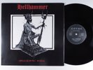 HELLHAMMER Apocalyptic Raids NOISE EP VG+ 45rpm germany w/ lyric sheet insert n
