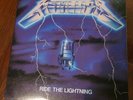 Metallica Ride The Lightning Vintage Megaforce Record Vinyl LP 1984 OG Pressing