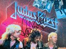 JUDAS PRIEST . defenders of.. LP 1.Press 1984 SIGNED Rob Halford METAL Metallica