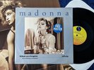 MADONNA LIKE A VIRGIN 12'' VINYL UK 1984 LIMITED PROMO POSTER & BLUE HYPE RECORD
