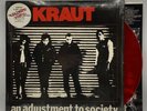 Kraut - An Adjustment To Society - 1988 US Album Red Color Vinyl (NM) in Shrink
