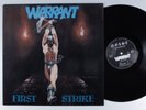 WARRANT First Strike NOISE EP VG++/VG+ gemany w/merch postcard n