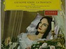 MARIA STADER VERDI LA TRAVIATA DGG 1959 ED.1 RED STEREO TULIP SLPEM 136005 EX-NM