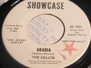 RARE SOUL FUNK DOO WOP 45 THE DELCOS ARABIA SHOWCASE PROMO
