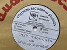 Bob Dylan 8 1/4” Acetate Last Thoughts On Woody Guthrie