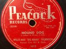 1 Willie Mae Big Momma Thorton Peacock,1612, Hound Dog 78Rpm V+