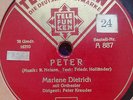 german 78 RPM- marlene dietrich- JOHNNY / PETER - telefunken germany 1931