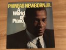PHINEAS NEWBORN JR. A World Of Piano  CONTEMPORARY OJC-175 LP EX