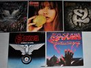 SAXON 5x Original LPs Wheels of Steel|Solid Ball of Rock|the Nations|Power Glory