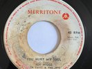 JOE HIGGS & LYN TAITT  - You Hurt my Soul / KILLER ROCKSTEADY MERRITONE 45 Rare