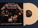 Metallica Live At Lemmy's Birthday Bash 1995 RARE WHITE Vinyl Motorhead 100 Only