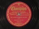 78 RPM -- Scrapper Blackwell (as Frankie Black), Champion 50049, EE+ Blues
