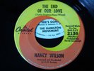 ORIGINAL NORTHERN SOUL WIGAN TORCH VINYL RECORD THE END OF OUR LOVE NANCY WILSON