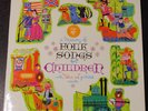 RECORD-A TREASURY OF FOLK SONGS FOR CHILDREN, 2LP SET-PAGES TO COLOR ELEKTRA 223