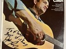 Johnny Cash Self Titled  signed vinyl - Harmony HS 11342