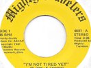 MIGHTY TRAVELERS I'm Not Tired Yet private sweet soul gospel funk 45 HEAR
