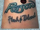 POISON  Original 1990 Flesh & Blood  1st UK Press Vinyl LP EST2126 HYPE, EX/EX